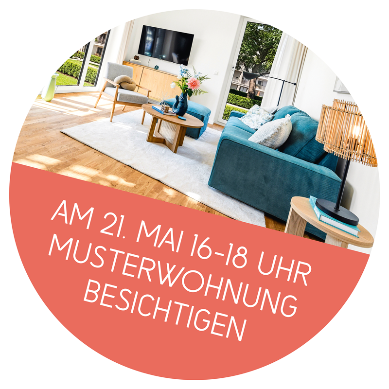 Musterwohung-Am-21.-Mai-16-18-Uhr Modernes Wohnzimmer mit Einladung zur Musterwohnungsbesichtigung am 21. Mai